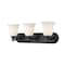 Z-Lite Lagoon 3 Light Vanity, Matte Black & Matte Opal 703-3V-MB - alternate 2